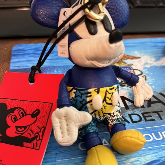 NWT Coach Limited Edition Disney Mickey Mouse X Keith Haring Charm - Picture 9 of 12